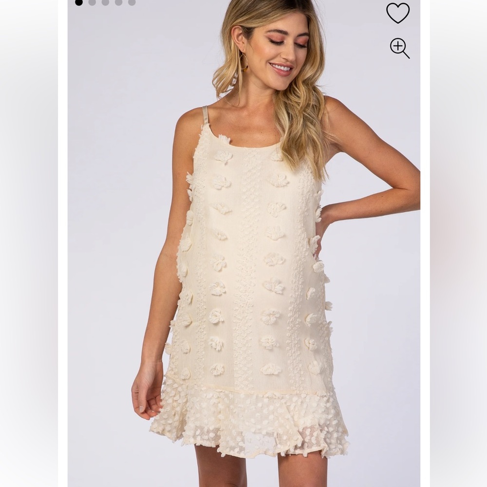 Ivory maternity dress
